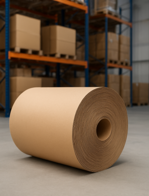 dvoslojna talasasta lepenka u rolni za zaštitu proizvoda u transportu i skladištenju
