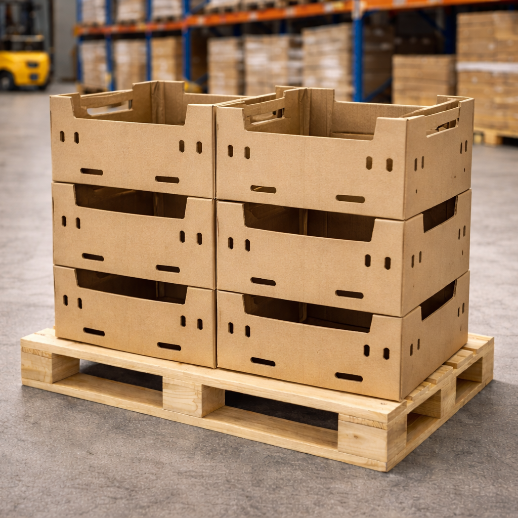 Naše gajbice su dizajnirane za maksimalnu stabilnost pri paletizaciji, što omogućava bezbedan transport i efikasno korišćenje skladišnog prostora.